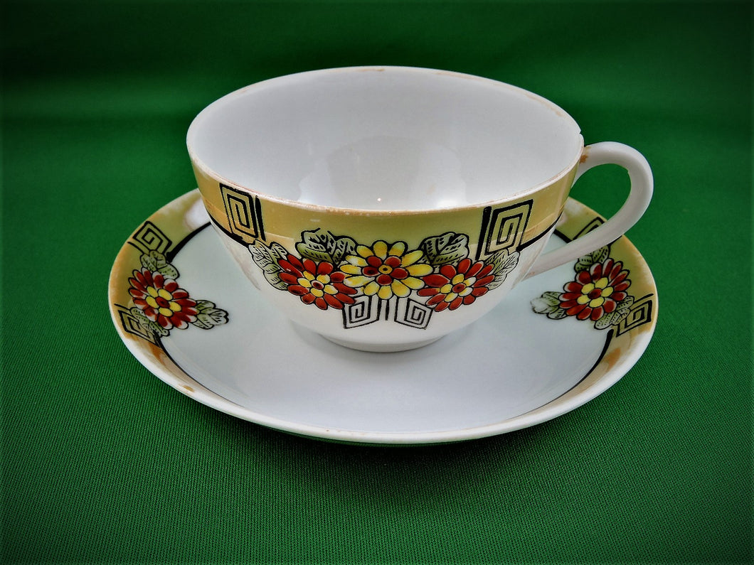 Ceramic Porcelain British Tea Cups And Saucers Set Floral Designed  Drinkware New