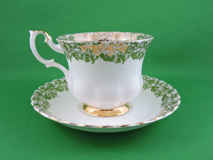 Tea Cup - Royal Albert - "Mother" - Fine Bone China Dainty Tea Cup and Matching Saucer