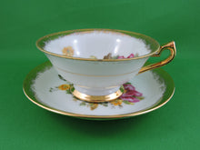 Charger l&#39;image dans la galerie, Tea Cup - Trimont Japan - Hand Painted - Fine Bone China Tea Cup and Matching Saucer
