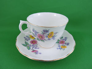 Tea Cup - Royal Vale - Pattern #6931 - Fine Bone China Tea Cup and Matching Saucer