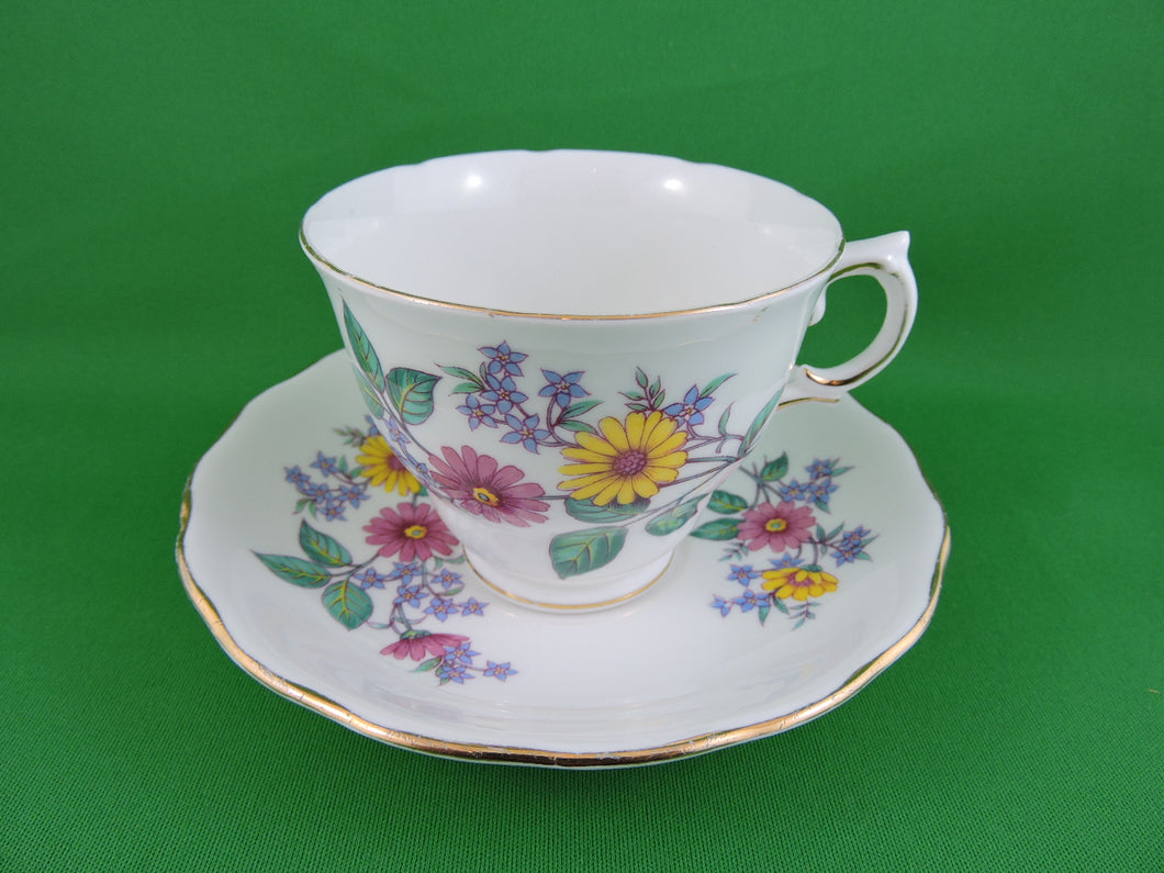 Tea Cup - Royal Vale - Pattern #6931 - Fine Bone China Tea Cup and Matching Saucer