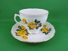 Charger l&#39;image dans la galerie, Tea Cup - Royal Vale - #7603 - Yellow Roses - Fine Bone China Tea Cup and Matching Saucer
