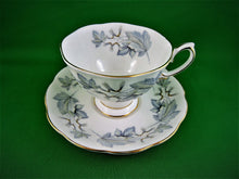 Charger l&#39;image dans la galerie, Tea Cup - Royal Albert - Silver Maple - Fine Bone China Tea Cup and Matching Saucer
