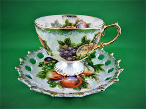 Tea Cup - Shafford Japan - B-971 - Lusterware - Fine Bone China Tea Cup and Matching Saucer