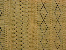 Load image into Gallery viewer, Quilts, Afghans, etc. - Beautiful Crocheted Afghan - Yellow
