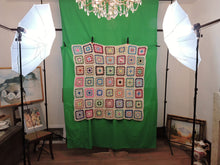 Charger l&#39;image dans la galerie, Quilts, Afghans, etc. - Beautiful Crocheted Afghan - Multi-Colored Squares - White Edge

