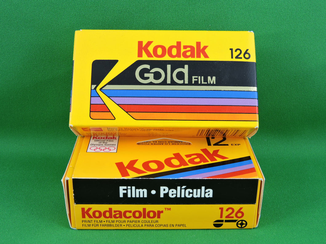 Cameras - Kodak 126 Gold Film - 12 Exp