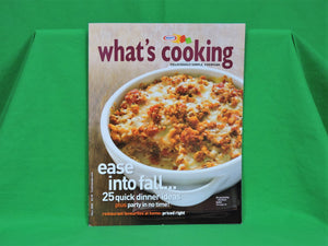 Cook Books - Kraft Kitchens "What's Cooking" - 2008 - Fall Issue