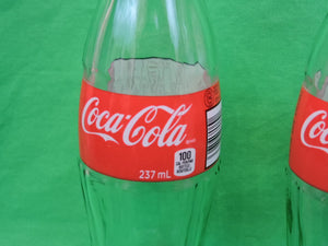 Coca-Cola Memorabilia - Coca-Cola Green Glass Bottles (2) - 237 ml