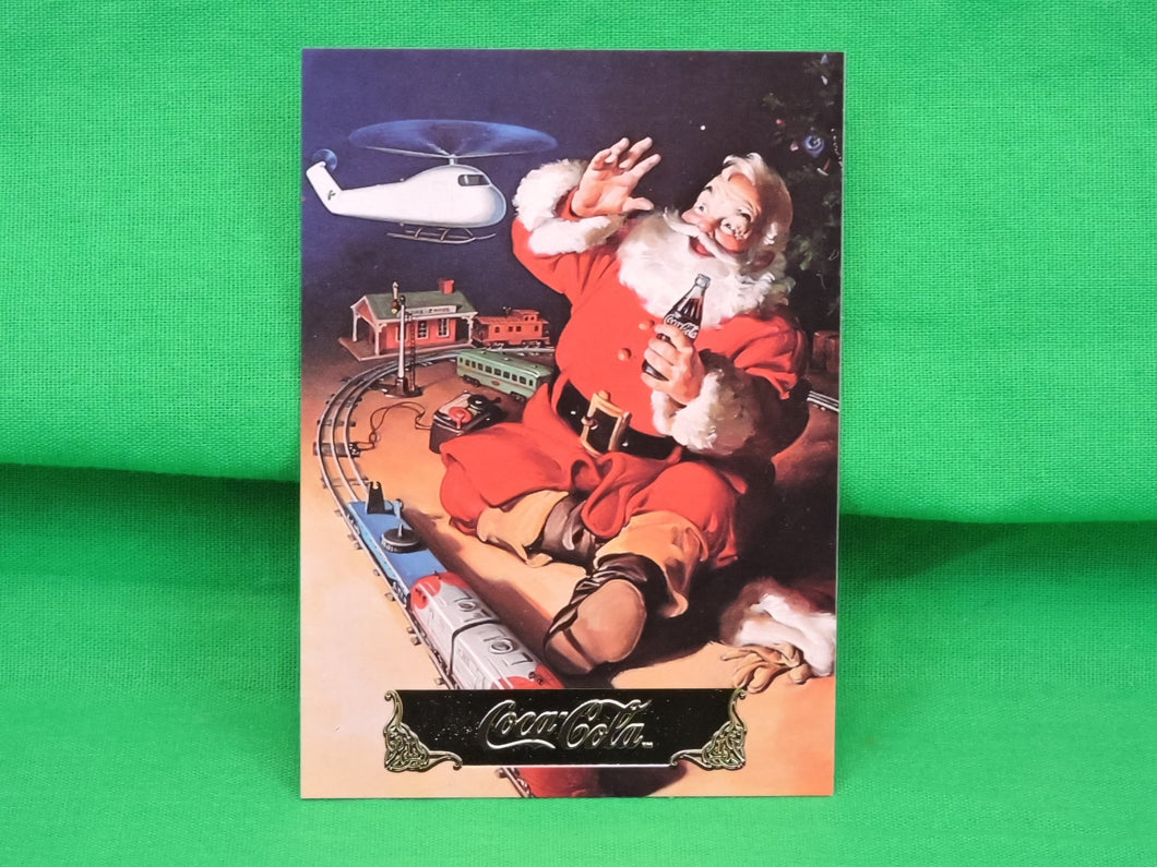 Coca-Cola Memorabilia - 1993 - Coca-Cola Collector Card - Foil - Santa 1962 - S-8