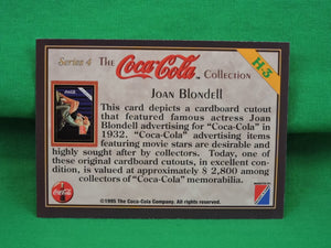 Coca-Cola Memorabilia - 1995 - Coca-Cola Collector Card - Joan Blondell - H-3