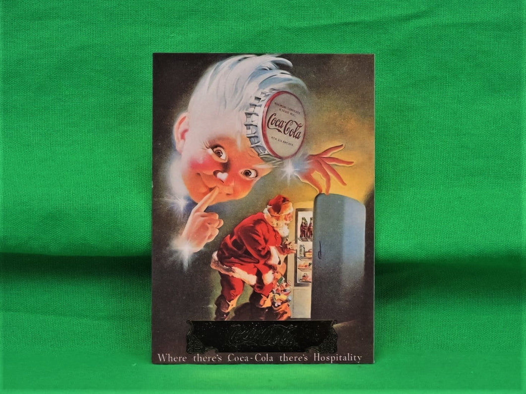 Coca-Cola Memorabilia - 1993 - Coca-Cola Collector Card - Foil - Santa 1948 - S-3