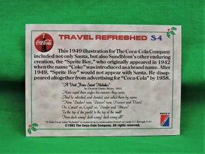 Coca-Cola Memorabilia - 1993 - Coca-Cola Collector Card - Foil - Santa 1949 - S-4