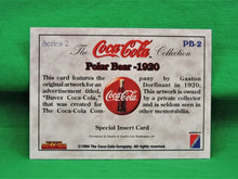 Load image into Gallery viewer, Coca-Cola Memorabilia - 1994 - Coca-Cola Collector Card - Polar Bear - 1920  - PB-2
