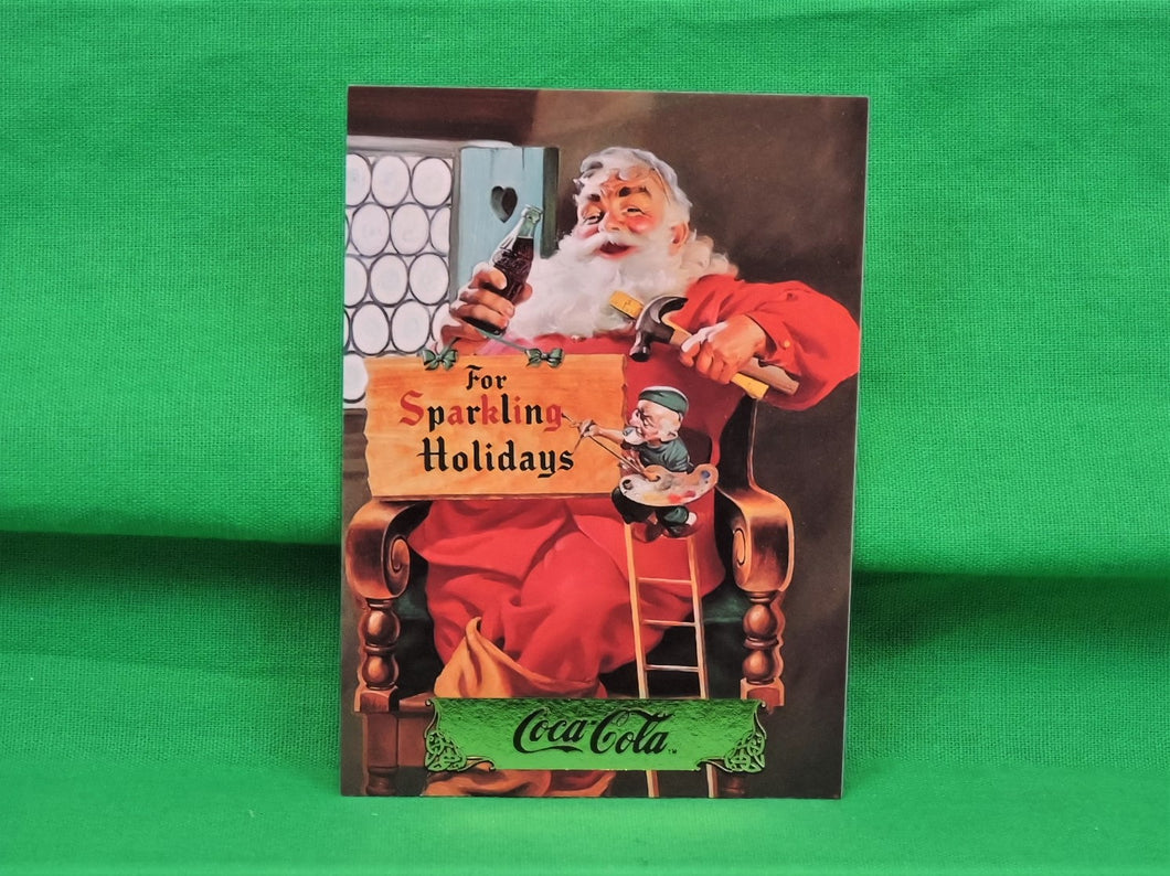 Coca-Cola Memorabilia - 1993 - Coca-Cola Collector Card - Foil - Santa 1956 - S-6