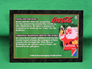 Coca-Cola Memorabilia - 1995 - Coca-Cola Collector Card - Super Premium Santa - #4