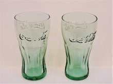 Load image into Gallery viewer, Coca-Cola Memorabilia - Coca-Cola Glasses - Green - Vintage
