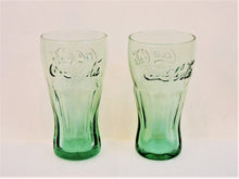 Load image into Gallery viewer, Coca-Cola Memorabilia - Coca-Cola Glasses - Green - Vintage
