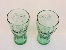 Load image into Gallery viewer, Coca-Cola Memorabilia - Coca-Cola Glasses - Green - Vintage
