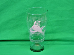 Coca-Cola Memorabilia - Coca-Cola Glass - Green with Santa - White Design