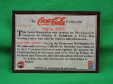 Charger l&#39;image dans la galerie, Coca-Cola Memorabilia - 1994 - Coca-Cola Collector Card - Santa 1954 - S22
