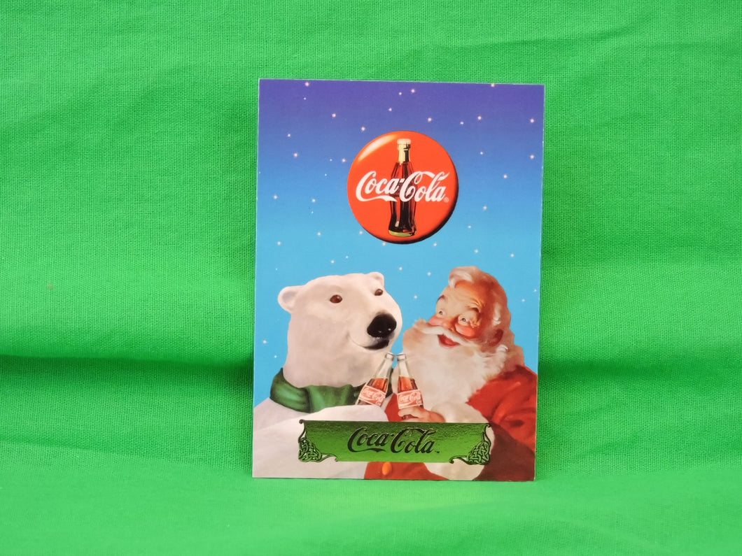 Coca-Cola Memorabilia - 1994 - Coca-Cola Collector Card - Foil - Santa 1993 - S11