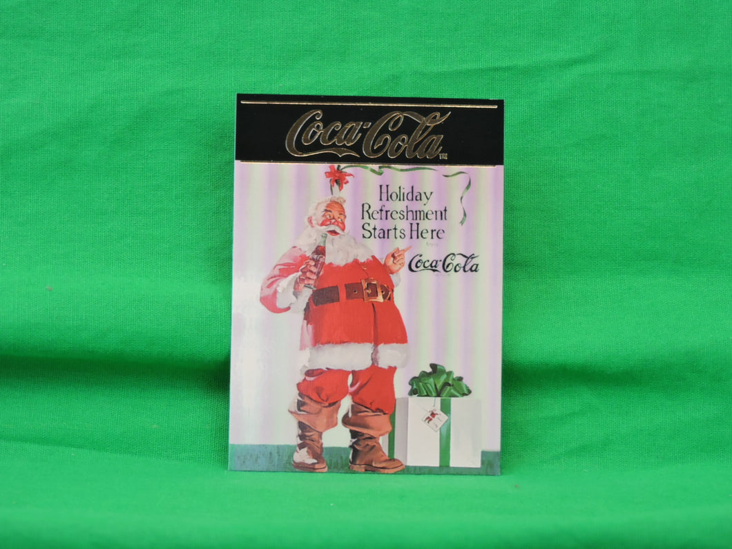 Coca-Cola Memorabilia - 1995 - Coca-Cola Collector Card - Santa - S-33