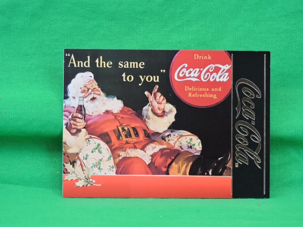 Coca-Cola Memorabilia - 1995 - Coca-Cola Collector Card - Santa - S-35
