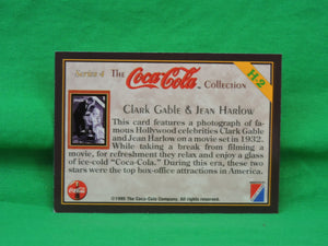 Coca-Cola Memorabilia - 1995 - Coca-Cola Collector Card - Clark Gable & Jean Harlow - H-2