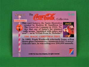 Coca-Cola Memorabilia - 1995 - Coca-Cola Collector Card - Santa - S-38