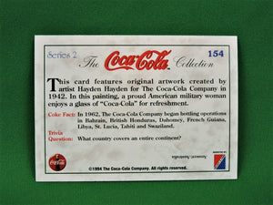 Coca-Cola Memorabilia - 1994 - Coca-Cola Collector Card - Series 2 - #154 and #155