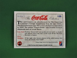 Coca-Cola Memorabilia - 1994 - Coca-Cola Collector Card - Series 2 - #127 and #128