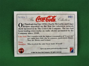 Coca-Cola Memorabilia - 1994 - Coca-Cola Collector Card - Series 2 - #161 and #162