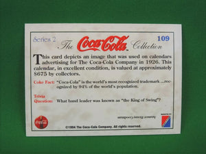 Coca-Cola Memorabilia - 1994 - Coca-Cola Collector Card - Series 2 - #108 and #109