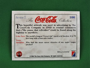 Coca-Cola Memorabilia - 1994 - Coca-Cola Collector Card - Series 2 - #106 and #107