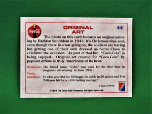 Coca-Cola Memorabilia - 1993 - Coca-Cola Collector Cards - #42, #43 and #44