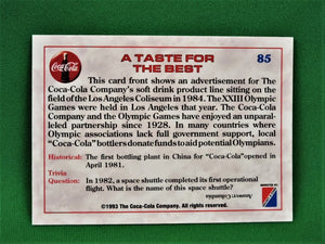 Coca-Cola Memorabilia - 1993 - Coca-Cola Collector Cards - #74, #85 and #90