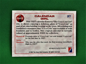 Coca-Cola Memorabilia - 1993 - Coca-Cola Collector Cards - #27, #30 and #31