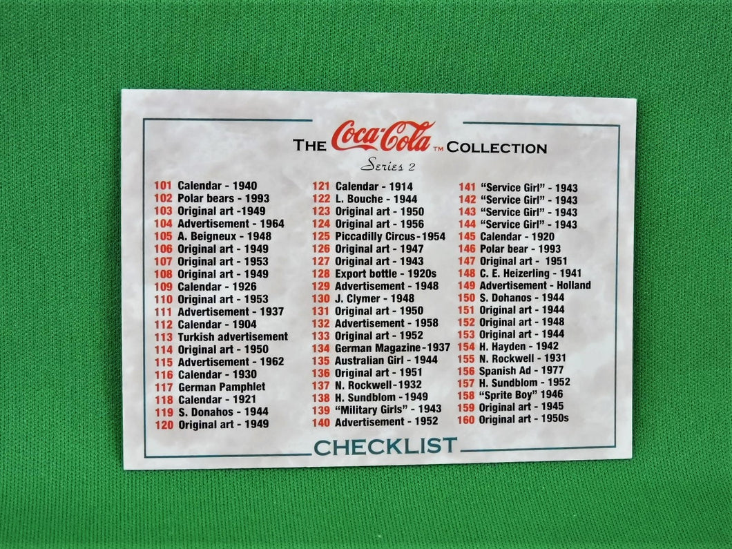 Coca-Cola Memorabilia - 1994 - Coca-Cola Collector Card - Series 2 - #200