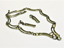 Load image into Gallery viewer, Jewelry - Choker Necklace and Earrings Set - Metal and Rhinestones
