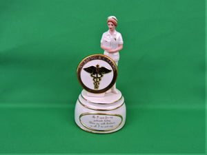 Nursing and Caring Heirloom Porcelain Music Box Collection - 2002 - "Healing Touch"