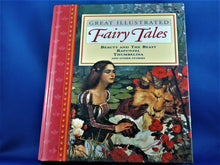 Load image into Gallery viewer, Children&#39;s Book - Great Illustrated Fairy Tales - Includes Beauty and the Beast
