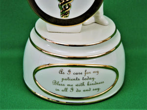 Nursing and Caring Heirloom Porcelain Music Box Collection - 2002 - "Healing Touch"