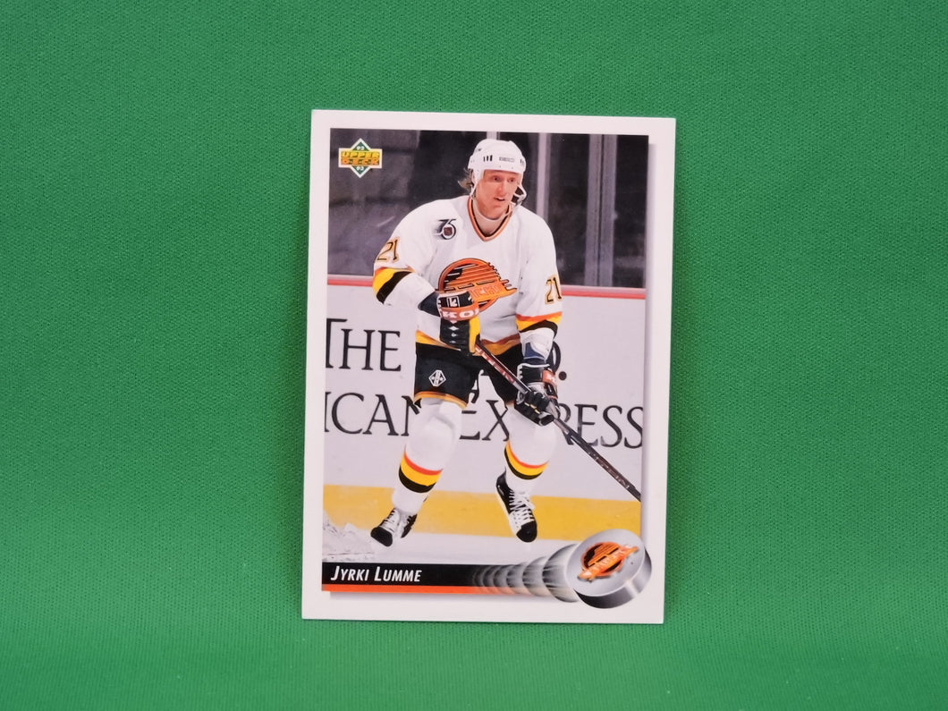 Upper Deck Collector Cards - 1992 - #137 Jyrki Lumme