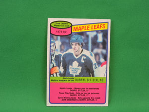 Collector Cards - 1980 - O-Pee-Chee - #193 - Team Leaders - Darryl Sittler