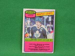 Collector Cards - 1980 - O-Pee-Chee - #193 - Team Leaders - Darryl Sittler