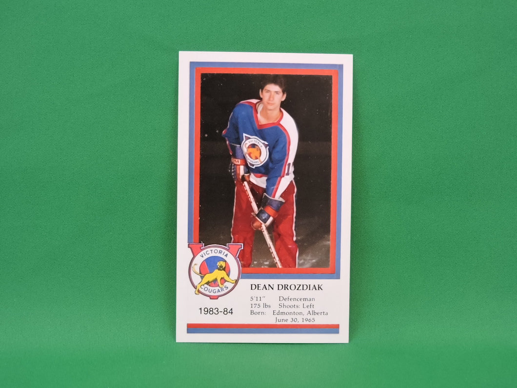 Collector Cards - Victoria Cougars - 1983-84 - Dean Drozdiak