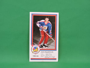 Collector Cards - Victoria Cougars - 1983-84 - Jack MacKeigan