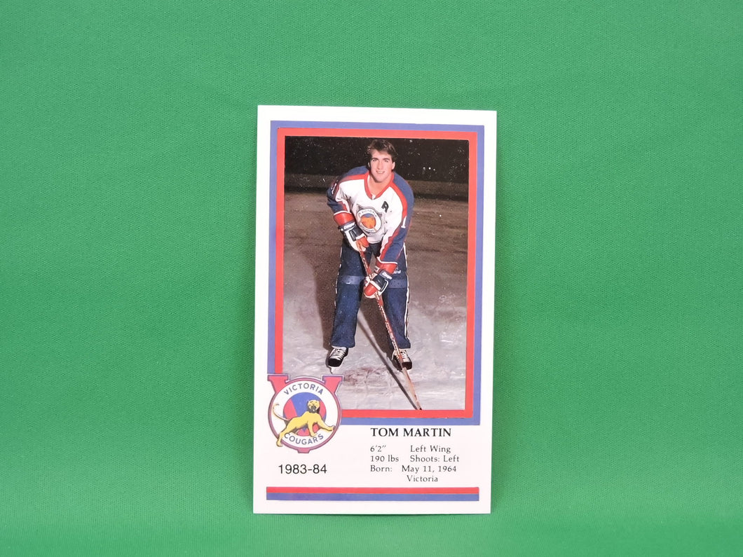 Collector Cards - Victoria Cougars - 1983-84 - Tom Martin
