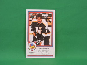 Collector Cards - Victoria Cougars - 1983-84 - Gord Roberts